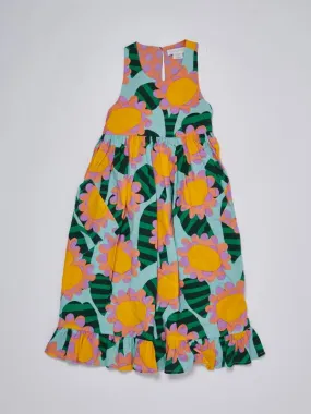 Abito bambina Stella McCartney in misto viscosa Celeste