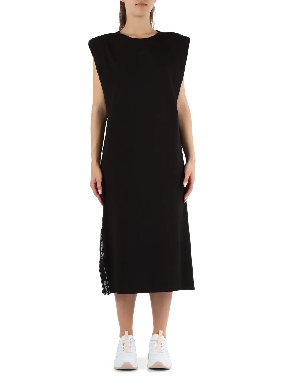 Abito con spalline in misto cotone e modal