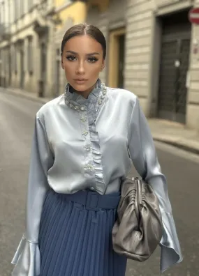 Camicia con bottoni 