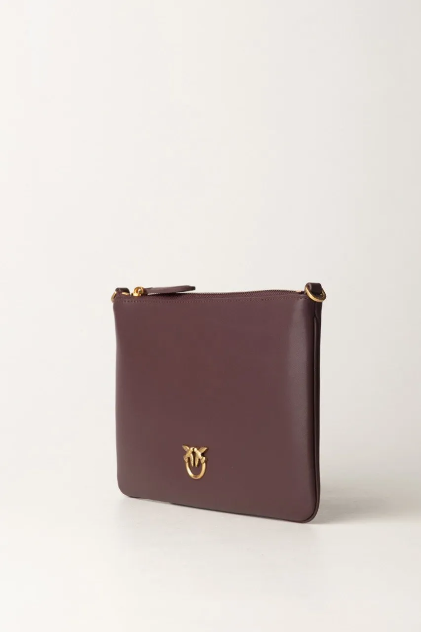 Flat Love bag Simply MARRONE CIOCCOLATO-ANTIQUE GOL