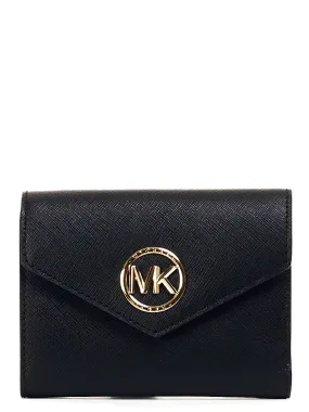 PORTAFOGLIO NERO IN PELLE SAFFIANO