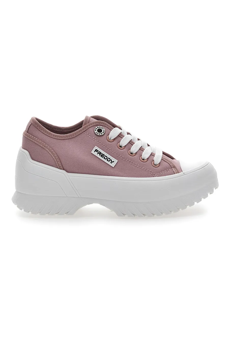 Sneakers con Suola Chunky Rosa Freddy 7601