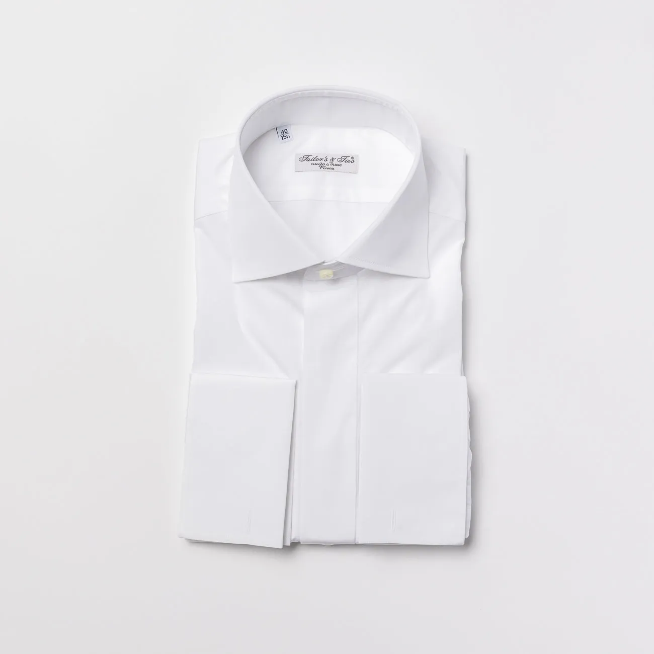 Tailor's & Ties Camicia doppio taschino Tailors & Ties in cotone bianco